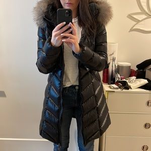 Moncler Chevron Puffer Coat